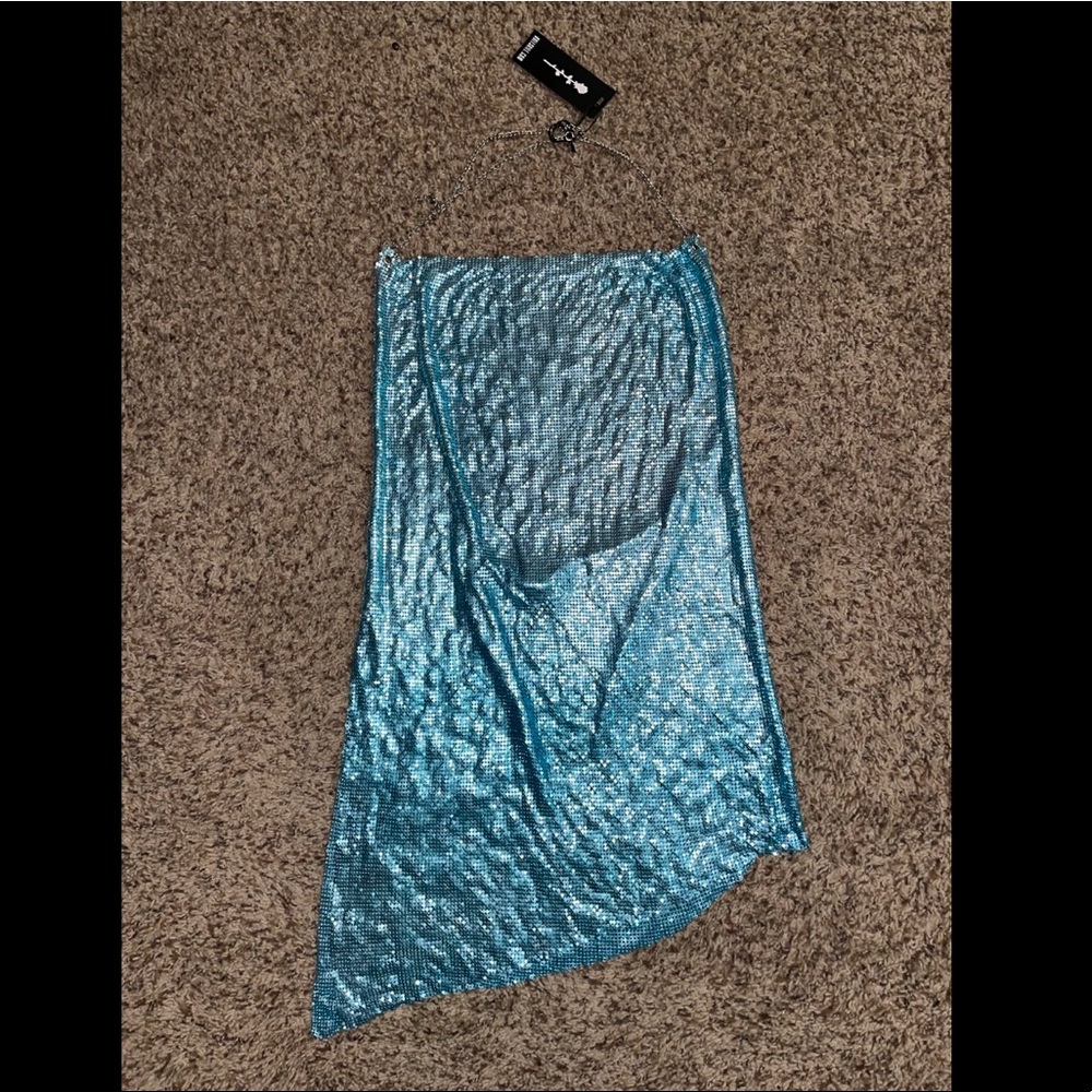 Dolls Kill Poster Grl "Cuts Like Ice" Chainmail Dress